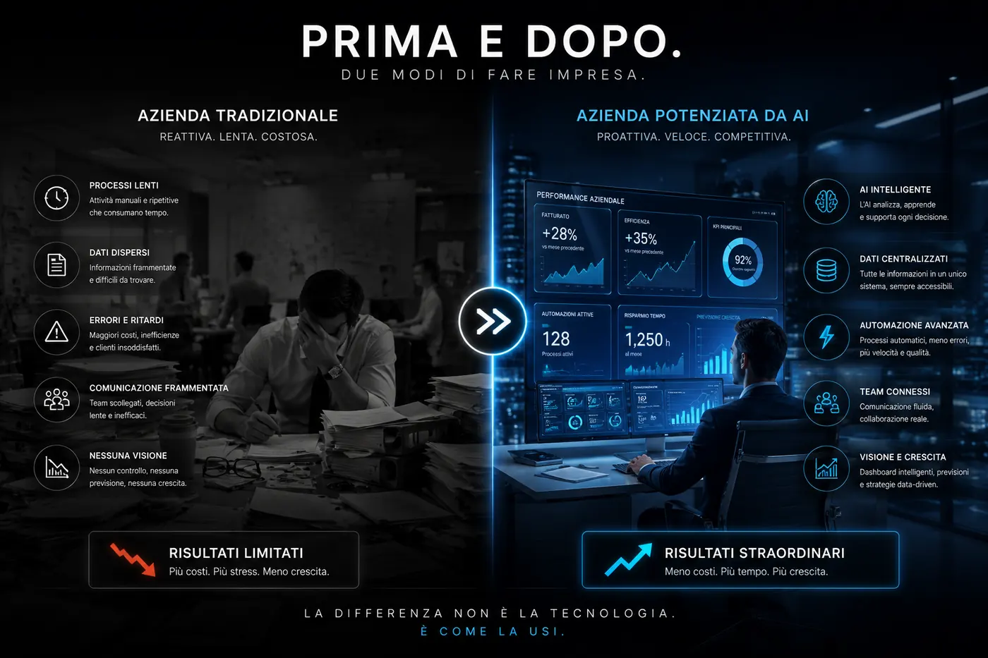 Prima e dopo: due modi di fare impresa